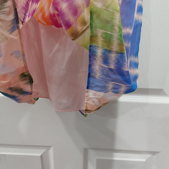 Madewell Broadway and Broome Silk Ikat Dress 6 - Picture 4 of 6